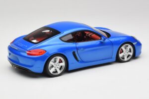 Porsche Cayman 981 S Aqua Azul Metálico Minichamps 1:18 110062221 Metal - imagen 3 de 8