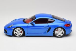 Porsche Cayman 981 S Aqua Azul Metálico Minichamps 1:18 110062221 Metal - imagen 4 de 8