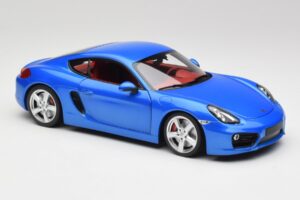 Porsche Cayman 981 S Aqua Azul Metálico Minichamps 1:18 110062221 Metal - imagen 6 de 8