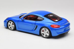 Porsche Cayman 981 S Aqua Azul Metálico Minichamps 1:18 110062221 Metal - imagen 7 de 8