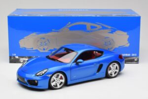 Porsche Cayman 981 S Aqua Azul Metálico Minichamps 1:18 110062221 Metal - imagen 8 de 8