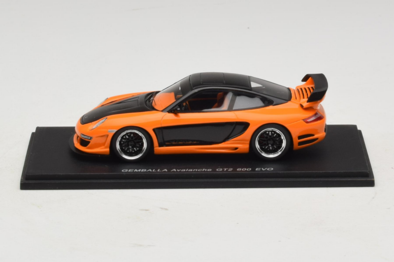 Porsche Gemballa Avalanche GT2 600 EVO 997 Naranja Spark 1:43 S0718 Resina