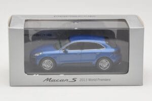 Porsche Macan 95B S Azul World Premiere Minichamps 1:43 WAP0201550E Metal - imagen 4 de 4