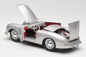 Porsche No. 1 Typ 356 Roadster Plata Maisto 1:18 50324 Metal - imagen 5 de 8