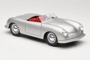 Porsche No. 1 Typ 356 Roadster Plata Maisto 1:18 50324 Metal - imagen 6 de 8