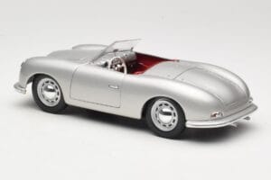 Porsche No. 1 Typ 356 Roadster Plata Maisto 1:18 50324 Metal - imagen 7 de 8