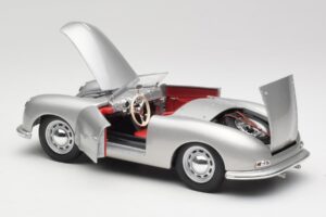 Porsche No. 1 356 Roadster Fish Plata Maisto 1:18 31853 Metal - imagen 5 de 8