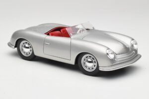 Porsche No. 1 356 Roadster Fish Plata Maisto 1:18 31853 Metal - imagen 6 de 8