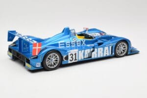 Porsche RS Spyder LMP2 #31 Team Essex C. Elgaard / J. Nielsen / K. Poulsen 24 Hours of Le Mans 2008 Norev 1:18 187519 Metal - imagen 2 de 6