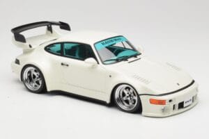 Porsche RWB 911 964 Flat Nose Grand Prix White GT Spirit 1:18 GT506 Resina - imagen 4 de 6