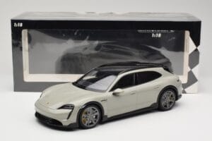 Porsche Taycan Cross Turismo Turbo S Chalk Grey Minichamps 1:18 155069302 Metal - imagen 6 de 6