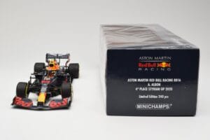 Red Bull Racing RB16 #23 A. Albon 4th Place Styrian GP 2020 Minichamps 1:18 110200223 Metal - imagen 6 de 6