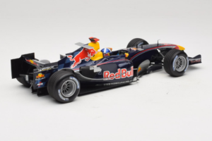 Red Bull RB1 Cosworth #14 D. Coulthard Red Bull Racing Showcar 2005 Minichamps 1:18 100050084 Metal - imagen 2 de 7