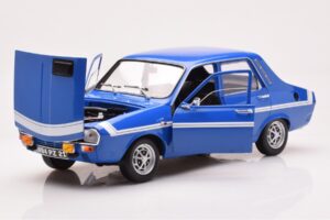 Renault 12 Gordini Sin Parachoques Bleu de France Norev 1:18 185248 Metal - imagen 2 de 8