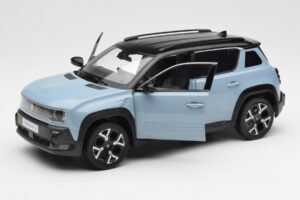Renault 4 E-Tech Electric Cloud Blue Norev 1:18 185521 Metal - imagen 2 de 8