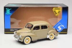 Renault 4CV Berline Gris Ardoise Solido 1:18 8059 Metal - imagen 8 de 8