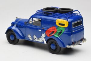 Renault Juvaquatre Michelin Blue Solido 1:18 82008 Metal - imagen 6 de 8