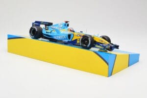 Renault R25 #5 F. Alonso 2nd Place British GP 2005 Minichamps 1:18 147051105 Metal - imagen 4 de 6