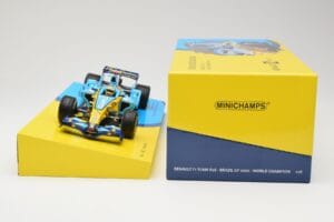 Renault R26 #1 F. Alonso F1 World Champion Brazilian GP 2006 Minichamps 1:18 147061801 Metal - imagen 6 de 6