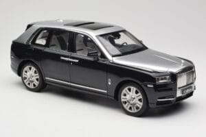 Rolls-Royce Cullinan Negro & Plata OEM 1:18 ROLLS001 Metal - imagen 6 de 8