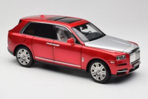 Rolls-Royce Cullinan Rojo Con Shadow Wheels OEM 1:18 028-18A Metal - imagen 6 de 8