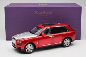 Rolls-Royce Cullinan Rojo Con Shadow Wheels OEM 1:18 028-18A Metal - imagen 8 de 8