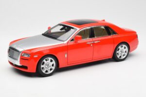 Rolls-Royce Ghost Rojo & Plata Kyosho 1:18 008802RS Metal