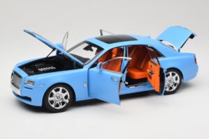 Rolls-Royce Ghost Series I Azul Claro Kyosho 1:18 08802LB Metal - imagen 2 de 8