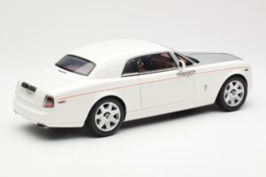 Rolls-Royce Phantom Coupe English Blanco Plata Kyosho 1:18 08861EW Metal - imagen 3 de 8