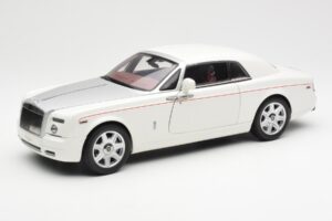 Rolls-Royce Phantom Coupe English Blanco Plata Kyosho 1:18 08861EW Metal