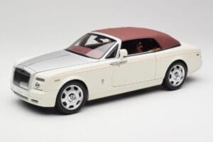 Rolls-Royce Phantom Drophead Coupe English Blanco Kyosho 1:18 08871EW2 Metal - imagen 3 de 10