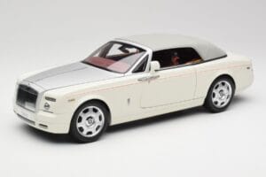 Rolls-Royce Phantom Drophead Coupe English Blanco Kyosho 1:18 08871EW2 Metal - imagen 4 de 10