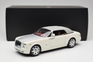 Rolls-Royce Phantom Drophead Coupe English Blanco Kyosho 1:18 08871EW2 Metal - imagen 10 de 10