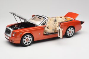 Rolls-Royce Phantom Drophead Coupe Mandarin Naranja Kyosho 1:18 08871P Metal - imagen 2 de 10