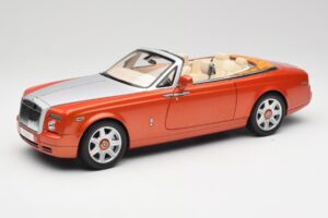 Rolls-Royce Phantom Drophead Coupe Mandarin Naranja Kyosho 1:18 08871P Metal