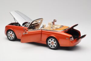 Rolls-Royce Phantom Drophead Coupe Mandarin Naranja Kyosho 1:18 08871P Metal - imagen 7 de 10