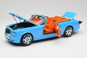 Rolls-Royce Phantom Drophead Coupe Powder Azul Kyosho 1:18 08871BL Metal - imagen 2 de 10