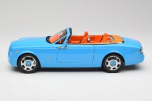 Rolls-Royce Phantom Drophead Coupe Powder Azul Kyosho 1:18 08871BL Metal - imagen 6 de 10