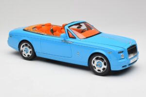 Rolls-Royce Phantom Drophead Coupe Powder Azul Kyosho 1:18 08871BL Metal - imagen 8 de 10