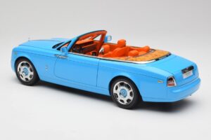 Rolls-Royce Phantom Drophead Coupe Powder Azul Kyosho 1:18 08871BL Metal - imagen 9 de 10