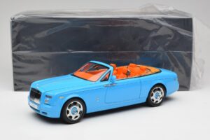 Rolls-Royce Phantom Drophead Coupe Powder Azul Kyosho 1:18 08871BL Metal - imagen 10 de 10