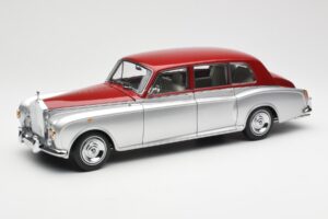 Rolls-Royce Phantom VI Plata Rojo Kyosho 1:18 08905SR Metal