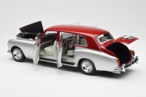 Rolls-Royce Phantom VI Plata Rojo Kyosho 1:18 08905SR Metal - imagen 5 de 8