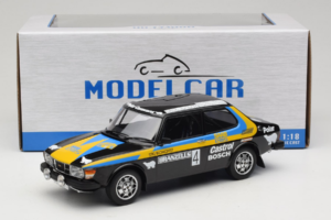 Saab 99 EMS #4 S. Blomqvist / H. Sylvan Rally Sweden Winner 1977 MCG 1:18 MCG18826R Metal - imagen 6 de 6