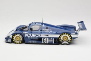 Sauber Mercedes C9 Kouros Racing #61 M. Thackwell / H. Pescarolo 24 Hours of Le Mans 1987 Minichamps 1:18 155873561 Metal - imagen 3 de 6