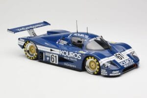 Sauber Mercedes C9 Kouros Racing #61 M. Thackwell / H. Pescarolo 24 Hours of Le Mans 1987 Minichamps 1:18 155873561 Metal - imagen 4 de 6