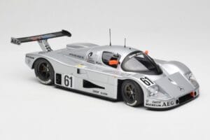 Sauber Mercedes C9 #61 M. Baldi / K. Acheson / G. Brancatelli 2nd Place 24 Hours of Le Mans 1989 Minichamps 1:18 155893561 Me - imagen 4 de 6