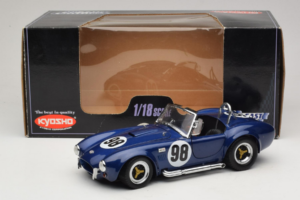 Shelby Cobra 427 S/C #98 Azul Kyosho 1:18 8838 Metal - imagen 8 de 8