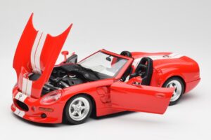 Shelby Series 1 Descapotable Rojo Bburago 1:18 3353 Metal - imagen 2 de 8