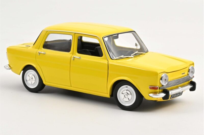 Simca 1000 LS Maya Amarillo Norev 1:18 185714 Metal